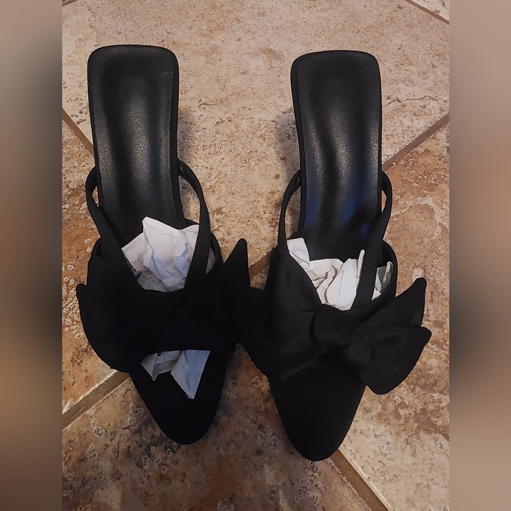 Elegant Black Women's Heels Size 8
